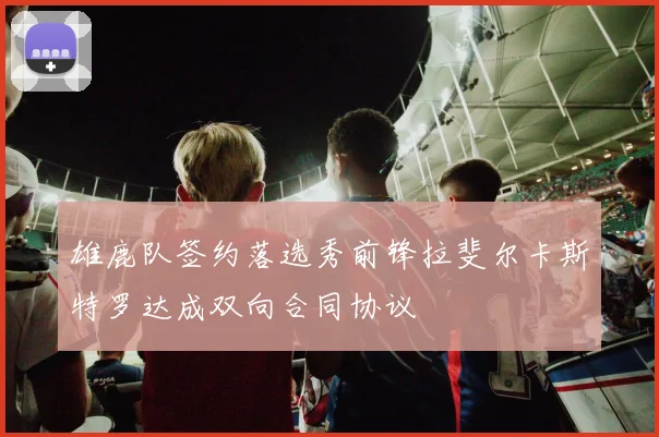雄鹿队签约落选秀前锋拉斐尔卡斯特罗达成双向合同协议